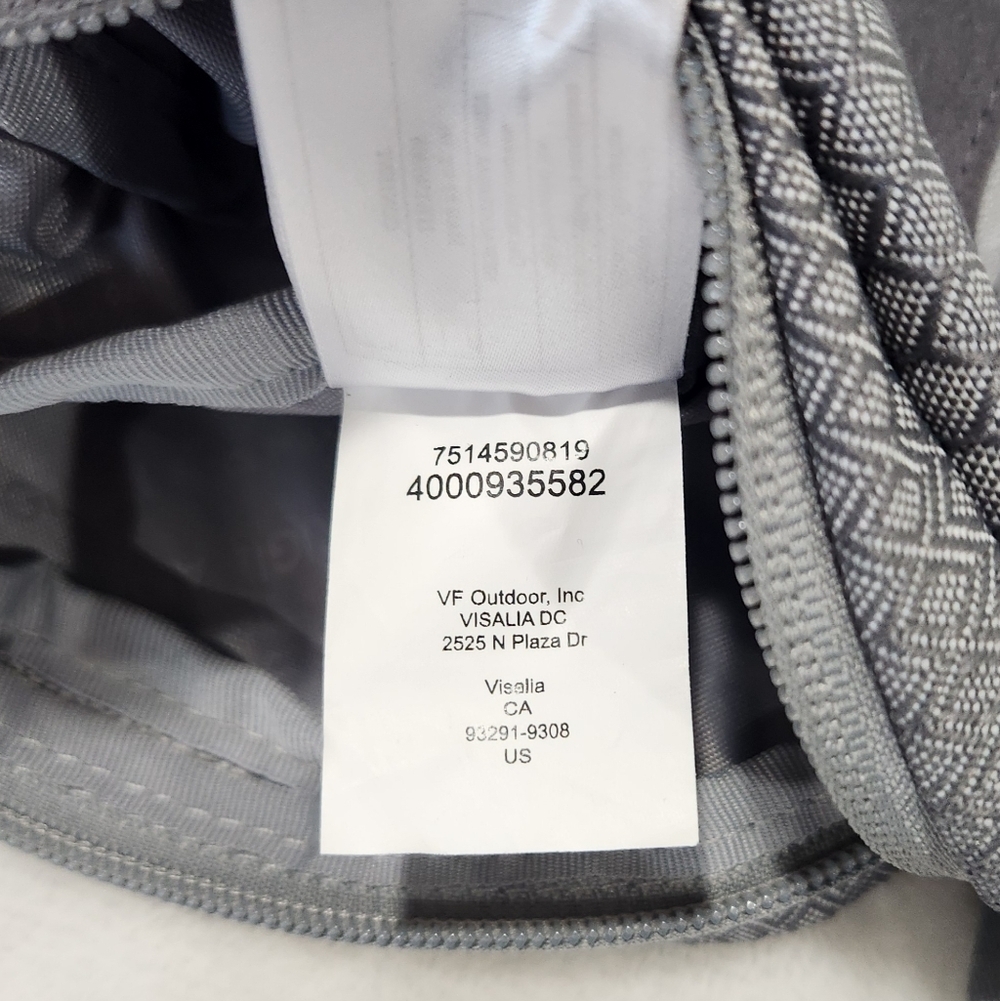 Jansport Ascent Weekender Suede Gray Shadow Geometric Crossbody Shoulder Bag - Picture 13 of 13